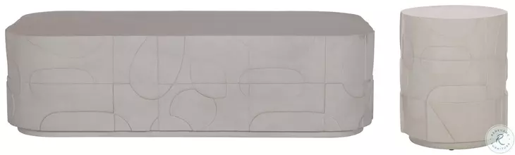 Zina Beige Occasional Table Set