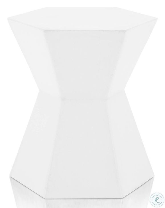 District Ivory Bento Accent Table