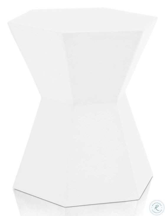 District Ivory Bento Accent Table