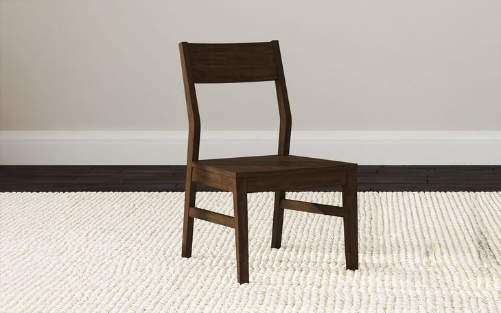 Berkeley Coffee Wooden Side Chair Set of 2