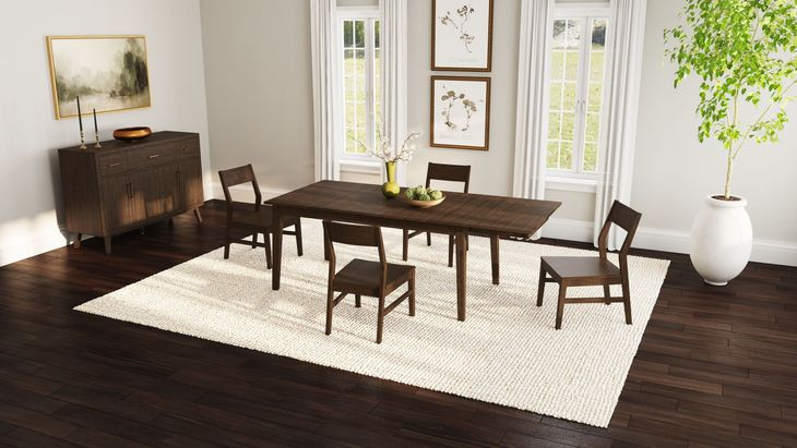Berkeley Coffee 104" Extendable Rectangular Dining Table