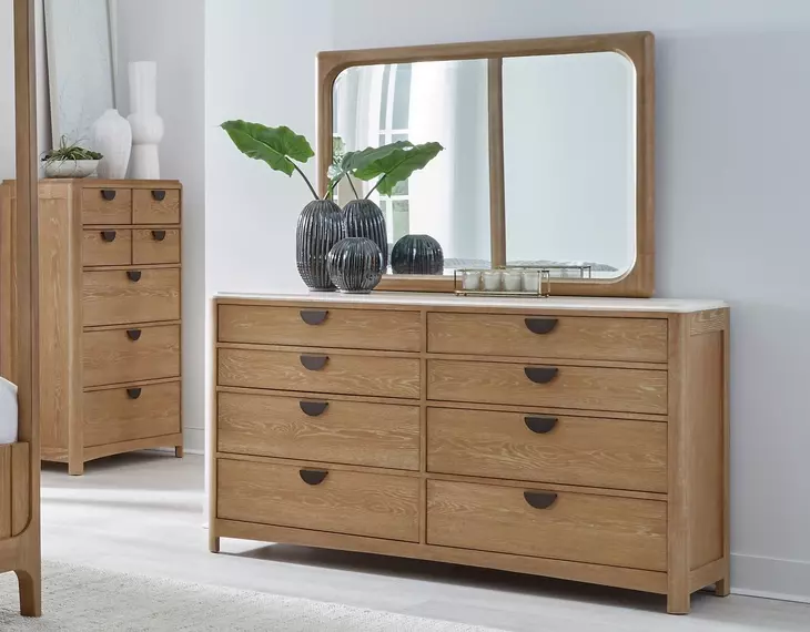 Escape Glazed Natural Oak Dresser