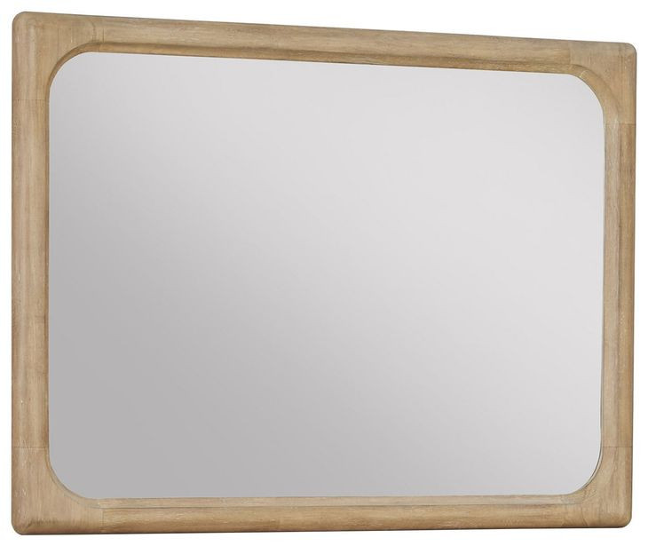 Escape Glazed Natural Oak Mirror