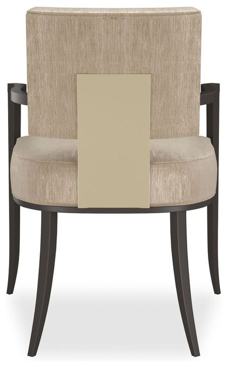 Reserved Seating Oatmeal Upholstered Arm Chair