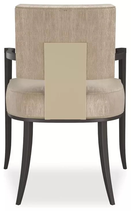 Reserved Seating Oatmeal Upholstered Arm Chair