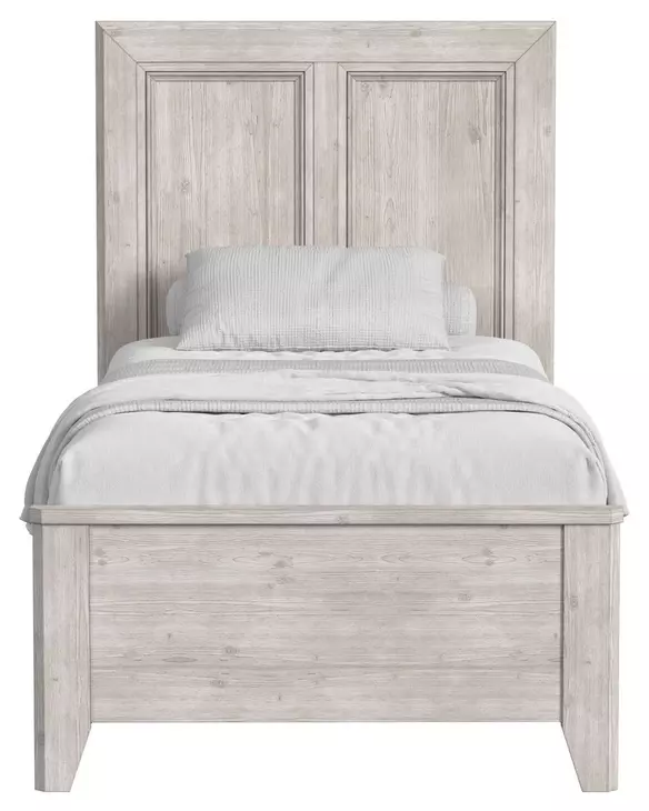 Carlson Washed Linen Twin Panel Bed