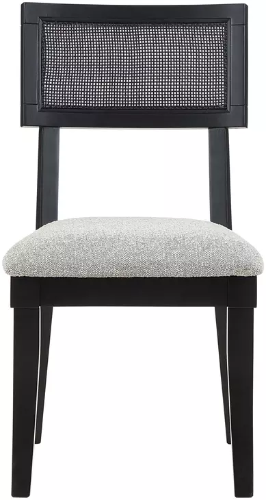 Colvin Black Cane Side Chair Set of 2