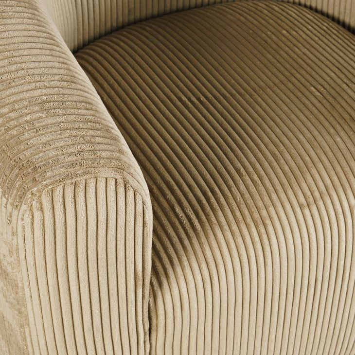 Biggs Brown Upholstered Swivel Accent Chair