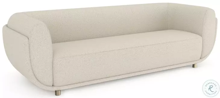 Cocoon Ivory Melange Performance Boucle Sofa