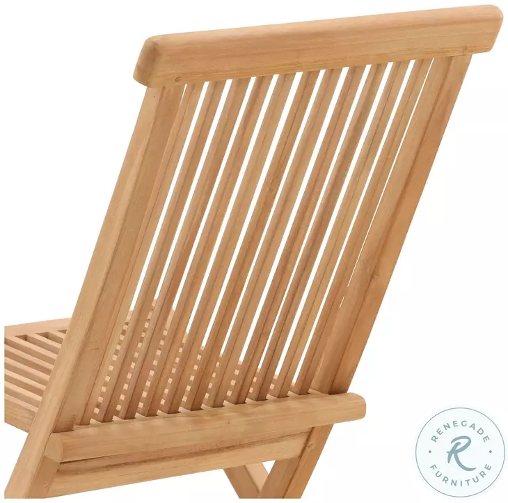 Ashdow Natural Folding Chair