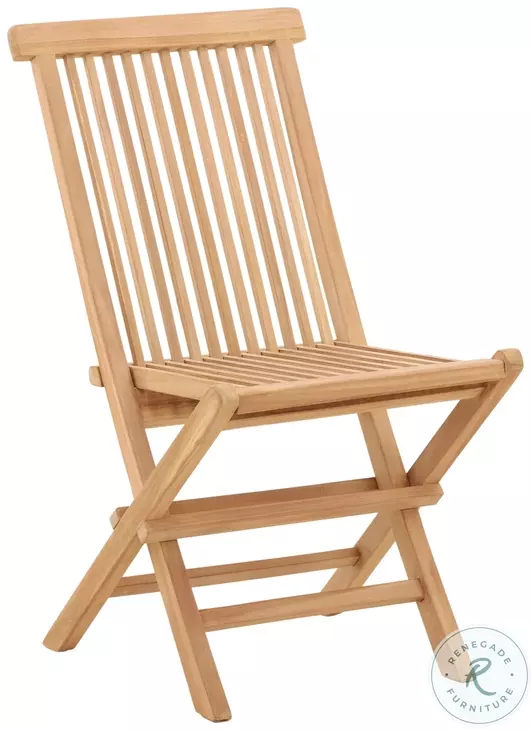 Ashdow Natural Folding Chair