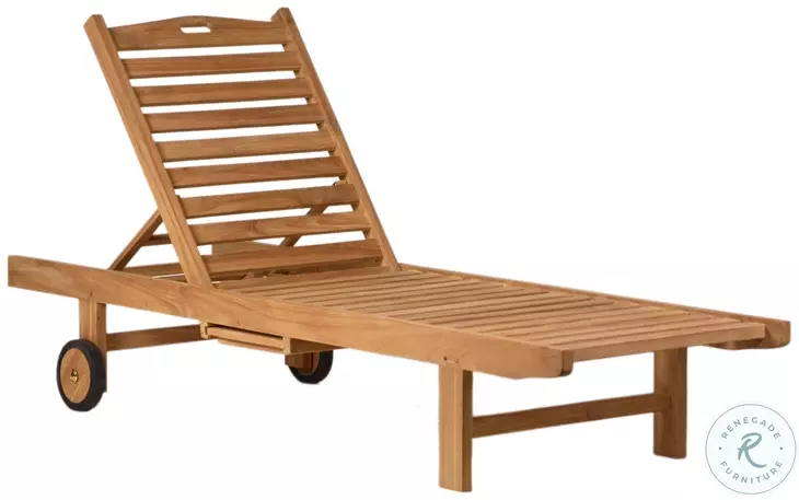 And Natural Outdoor Chaise