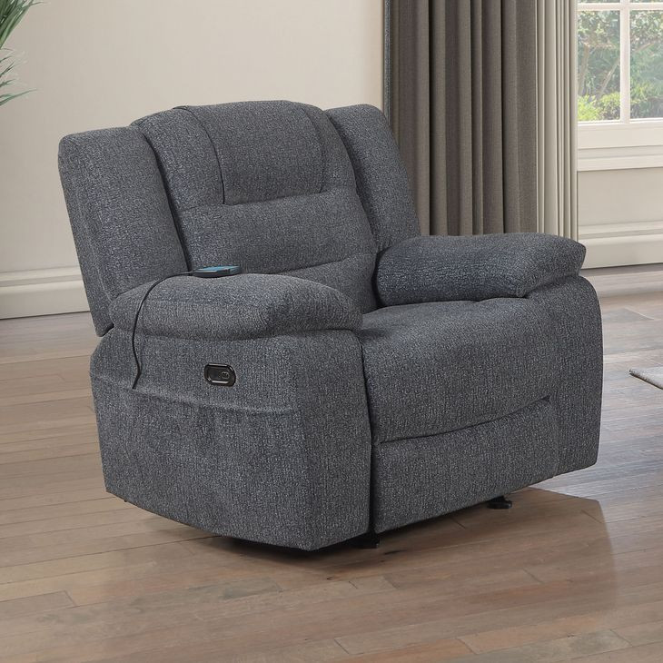 Redondo Dark Gray Power Glider Recliner