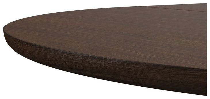 Verge Handcrafted Walnut and Bronze Metallic Extendable Round Dining Table
