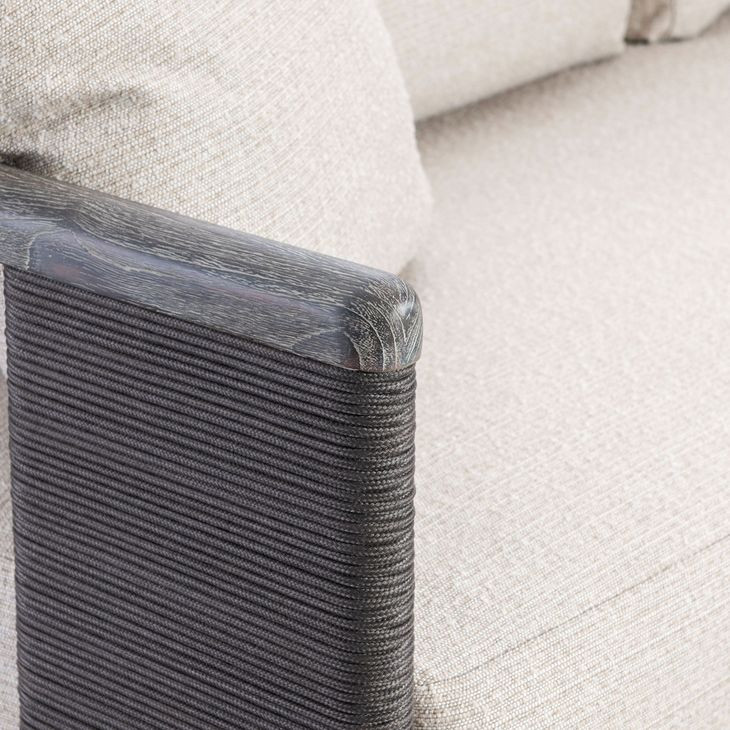 Andros Beige 75" Outdoor Sofa