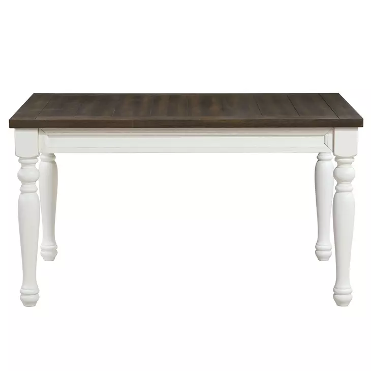 Joanna Brown and Cream 42" Rectangular Kids Dining Table