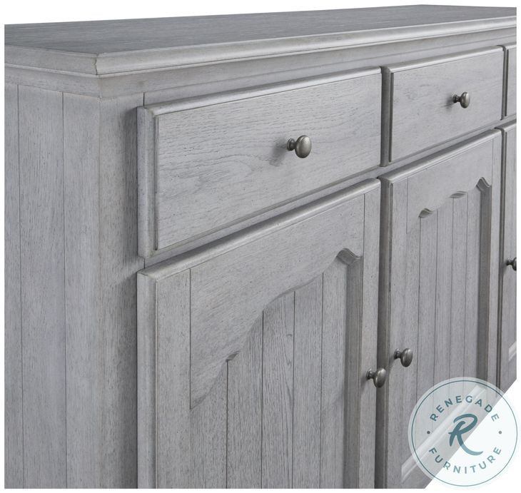 Norellan Light Gray 3 Door Credenza
