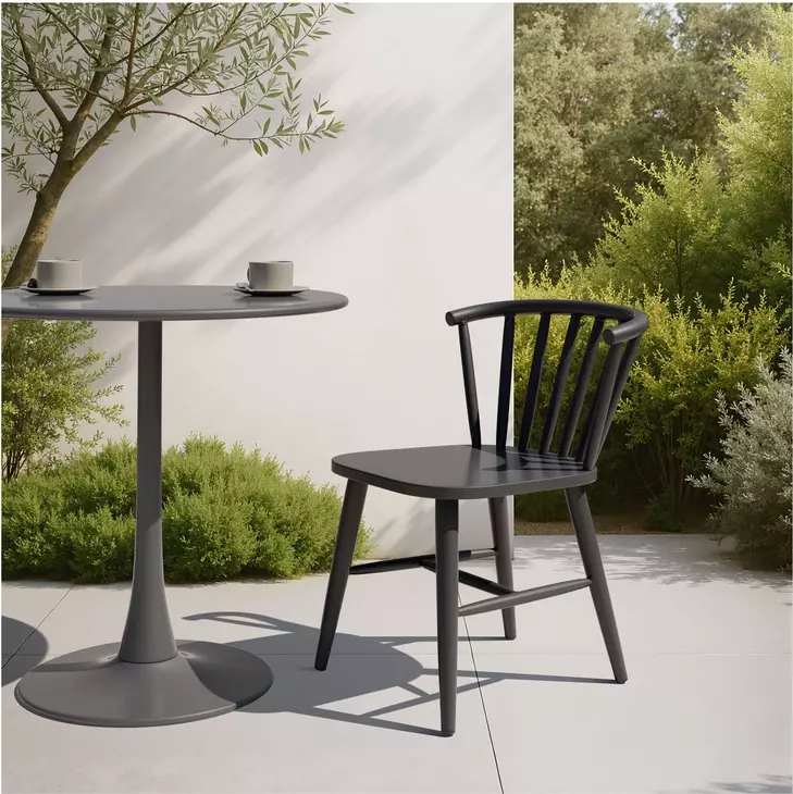 Shio Black Outdoor Dining Chair