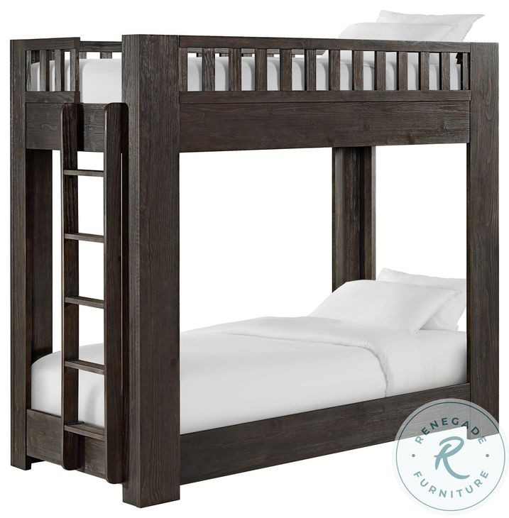 Bello Cocoa Twin Over Twin Bunk Bed