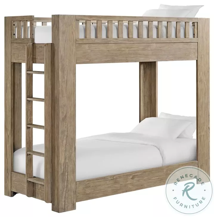 Bello Sandstone Twin Over Twin Bunk Bed