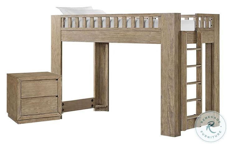 Bello Sandstone Youth Loft Bedroom Set
