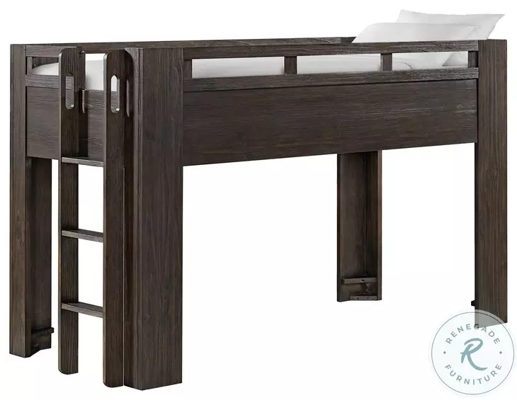 Bello Cocoa Twin Low Loft Bed