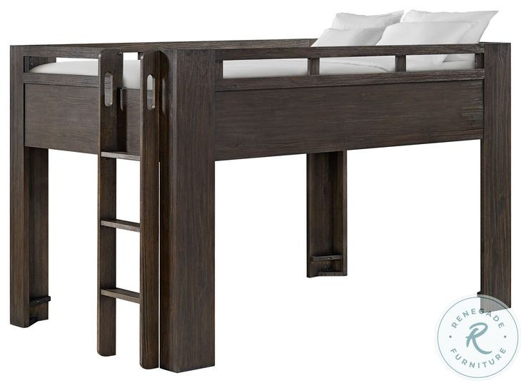 Bello Cocoa Full Low Loft Bed