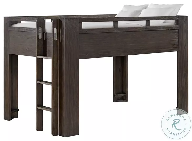Bello Cocoa Full Low Loft Bed