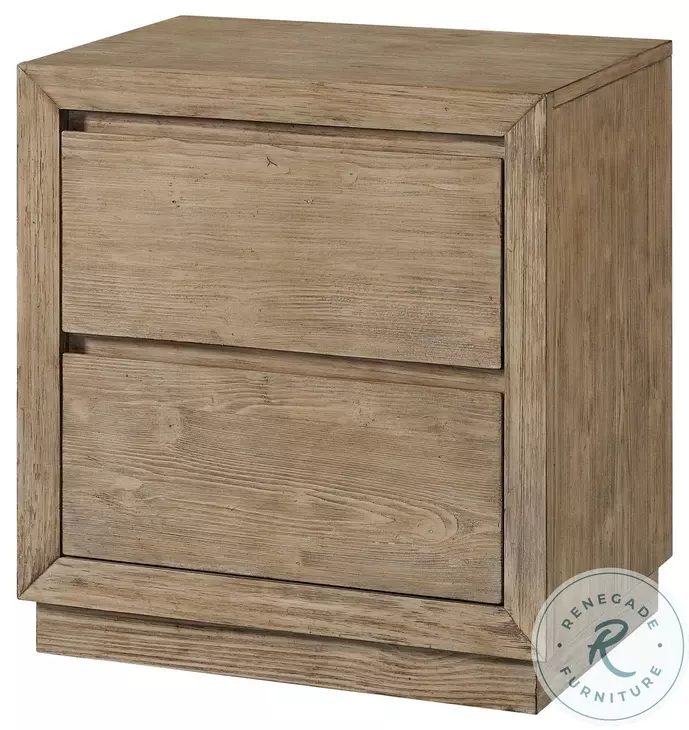 Bello Sandstone 2 Drawer Nightstand