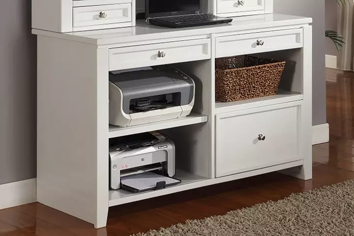 Boca Cottage White 48" Credenza