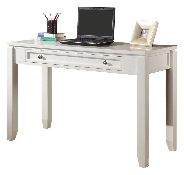 Boca Cottage White 48" Writing Desk
