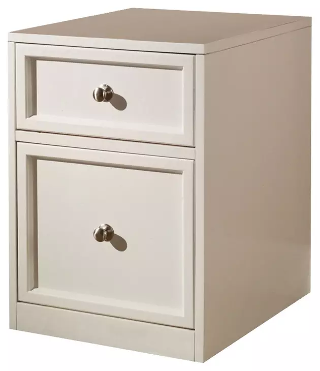 Boca Cottage White Rolling File