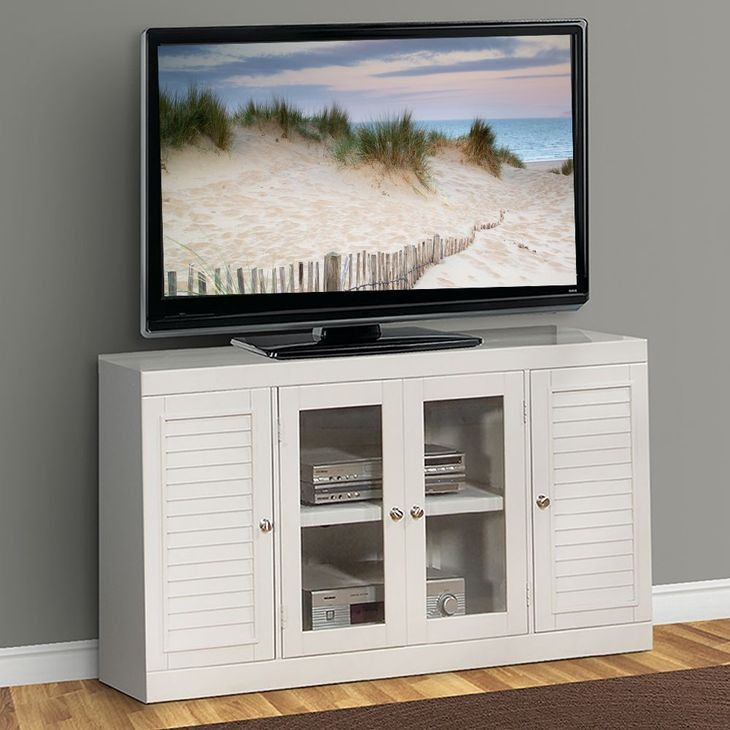 Boca Cottage White 56" TV Console