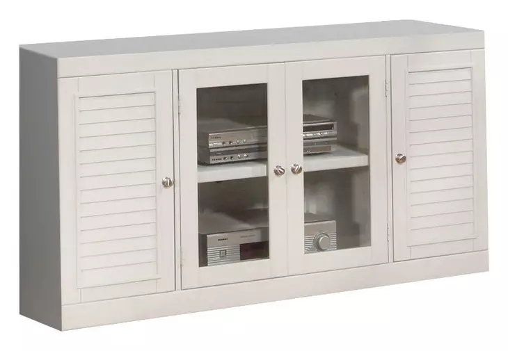 Boca Cottage White 56" TV Console