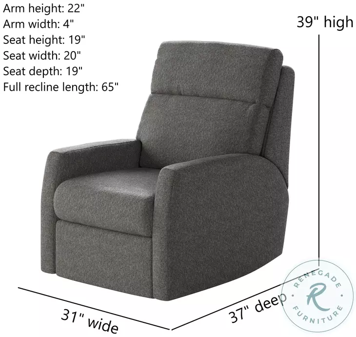 Mimi Wendover Platinum Wall Hugger Power Headrest Recliner