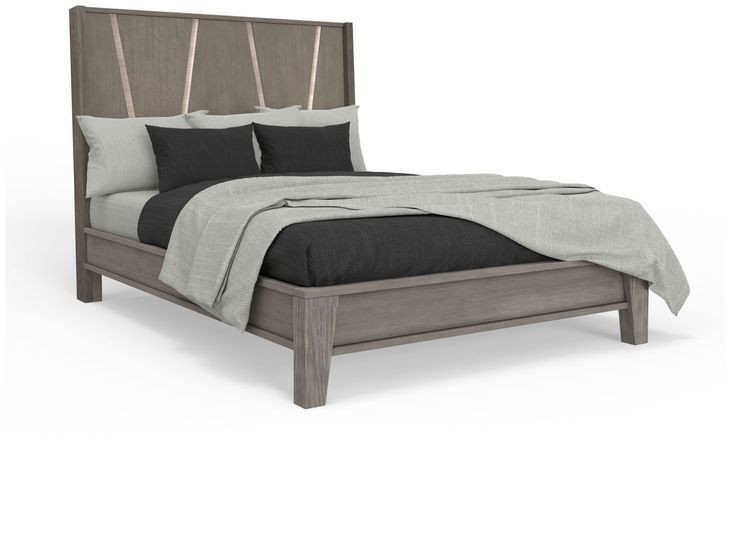 Pure Modern Moonstone Queen Panel Bed