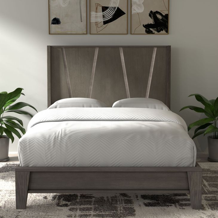 Pure Modern Moonstone King Panel Bed