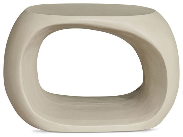 Albers Cream Outdoor Stool