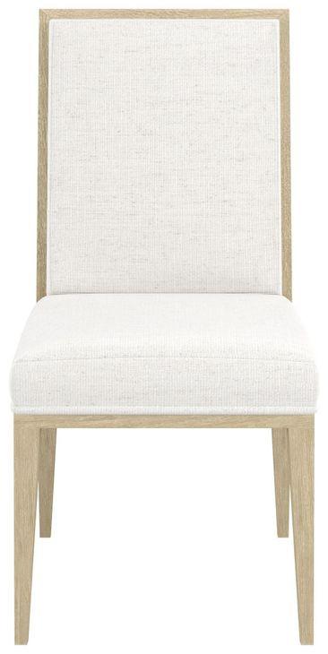 Eave Sundrenched Oak and White Upholstered Side Chair Set of 2