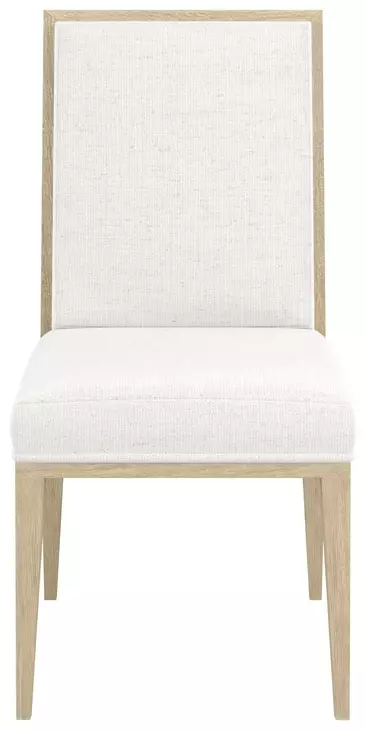 Eave Sundrenched Oak and White Upholstered Side Chair Set of 2