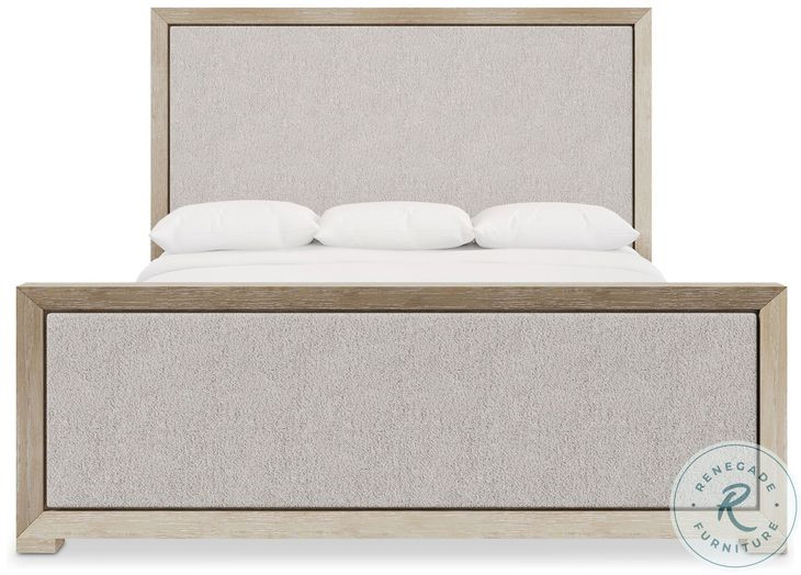 Prado Tawny King Upholstered Panel Bed