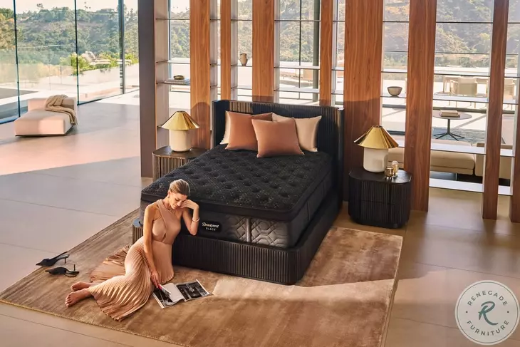 BRB 24 Series 4 Black Medium Summit Pillow Top Hybrid Twin XL Size Mattress