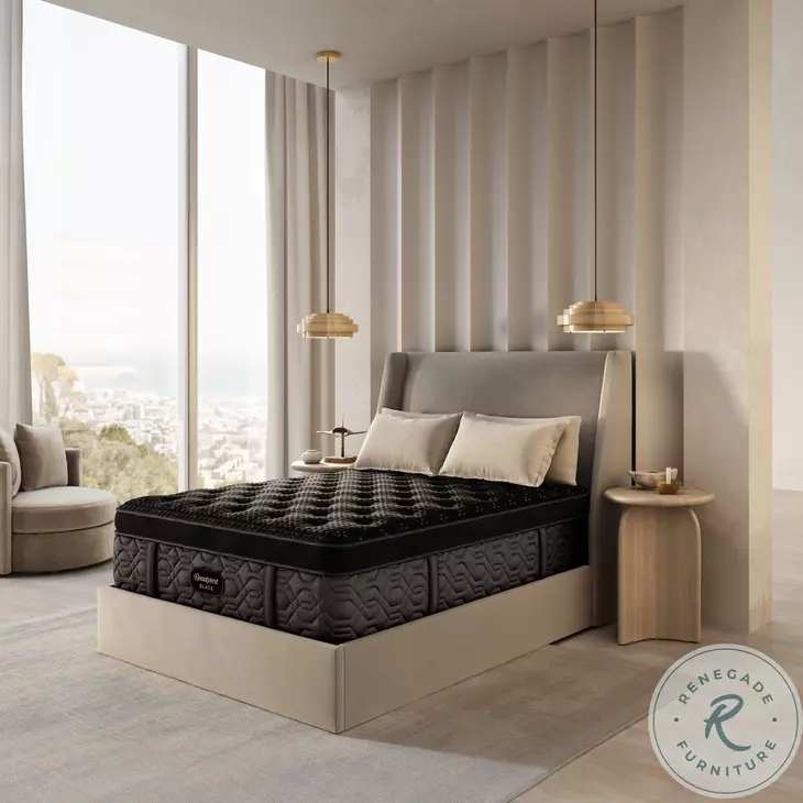 BRB 24 Series 4 Black Plush Summit Pillow Top Hybrid Twin XL Size Mattress