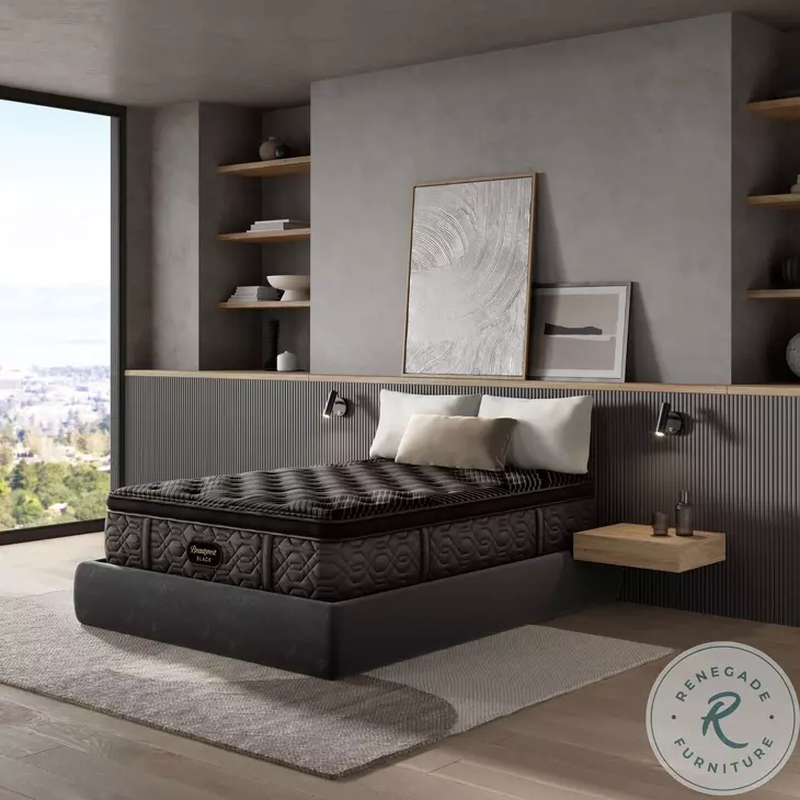 BRB 24 Series 1 Black Medium Pillow Top Hybrid California King Size Mattress