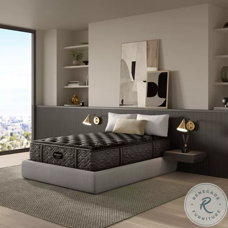 BRB 24 Series 1 Black Plush Tight Top Hybrid Twin XL Size Mattress