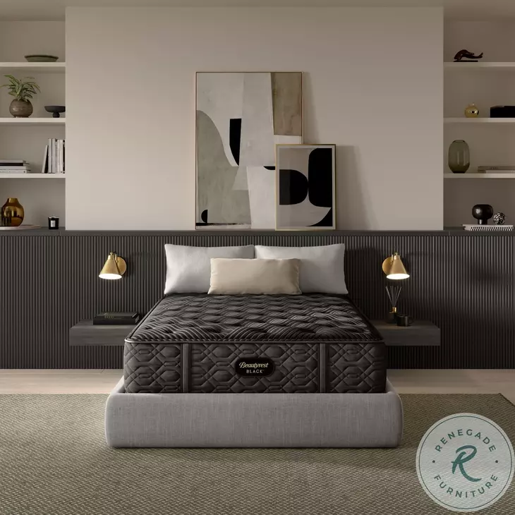 BRB 24 Series 1 Black Plush Tight Top Hybrid Twin XL Size Mattress