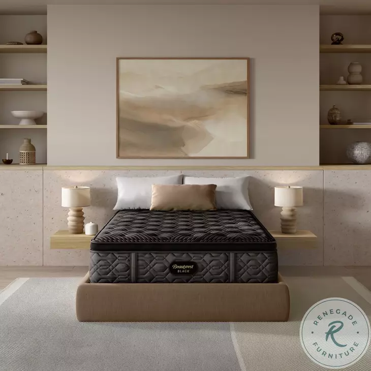 BRB 24 Series 1 Black Plush Pillow Top Hybrid Full Size Mattress