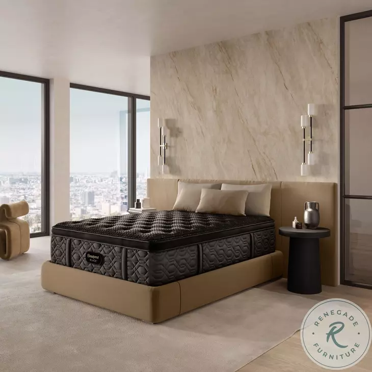 BRB 24 Series 3 Black Plush Pillow Top Hybrid Twin XL Size Mattress