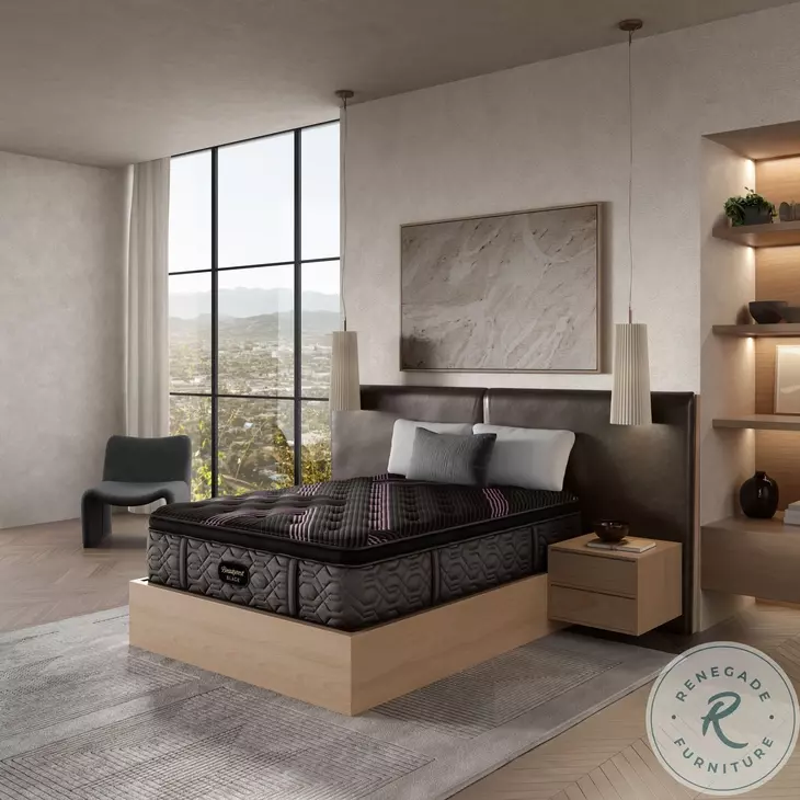 BRB 24 Series 2 Black Plush Pillow Top Hybrid Twin XL Size Mattress