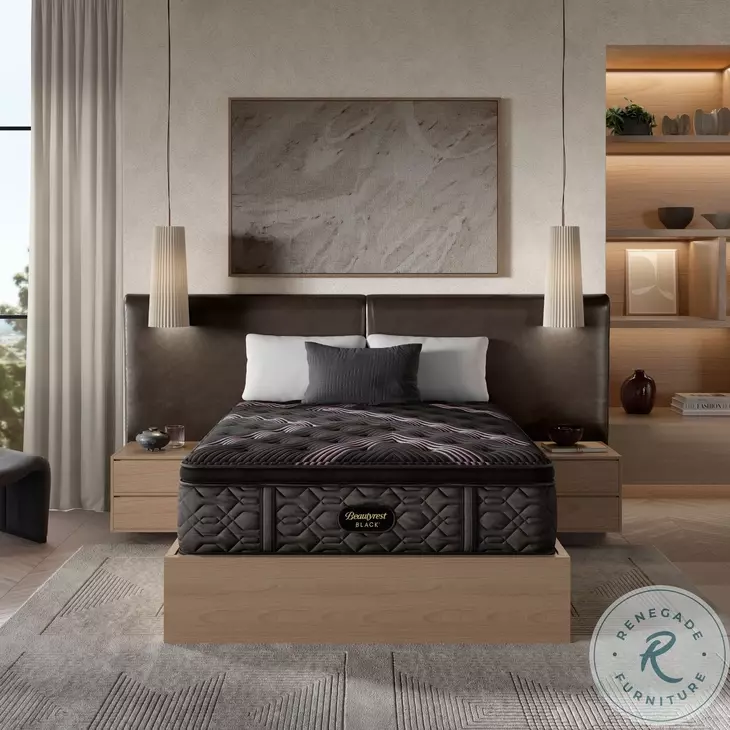 BRB 24 Series 2 Black Plush Pillow Top Hybrid Twin XL Size Mattress